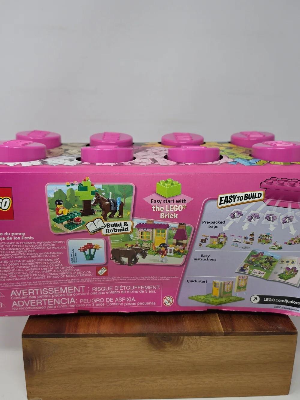LEGO Juniors Pink Barn Build & Play Set